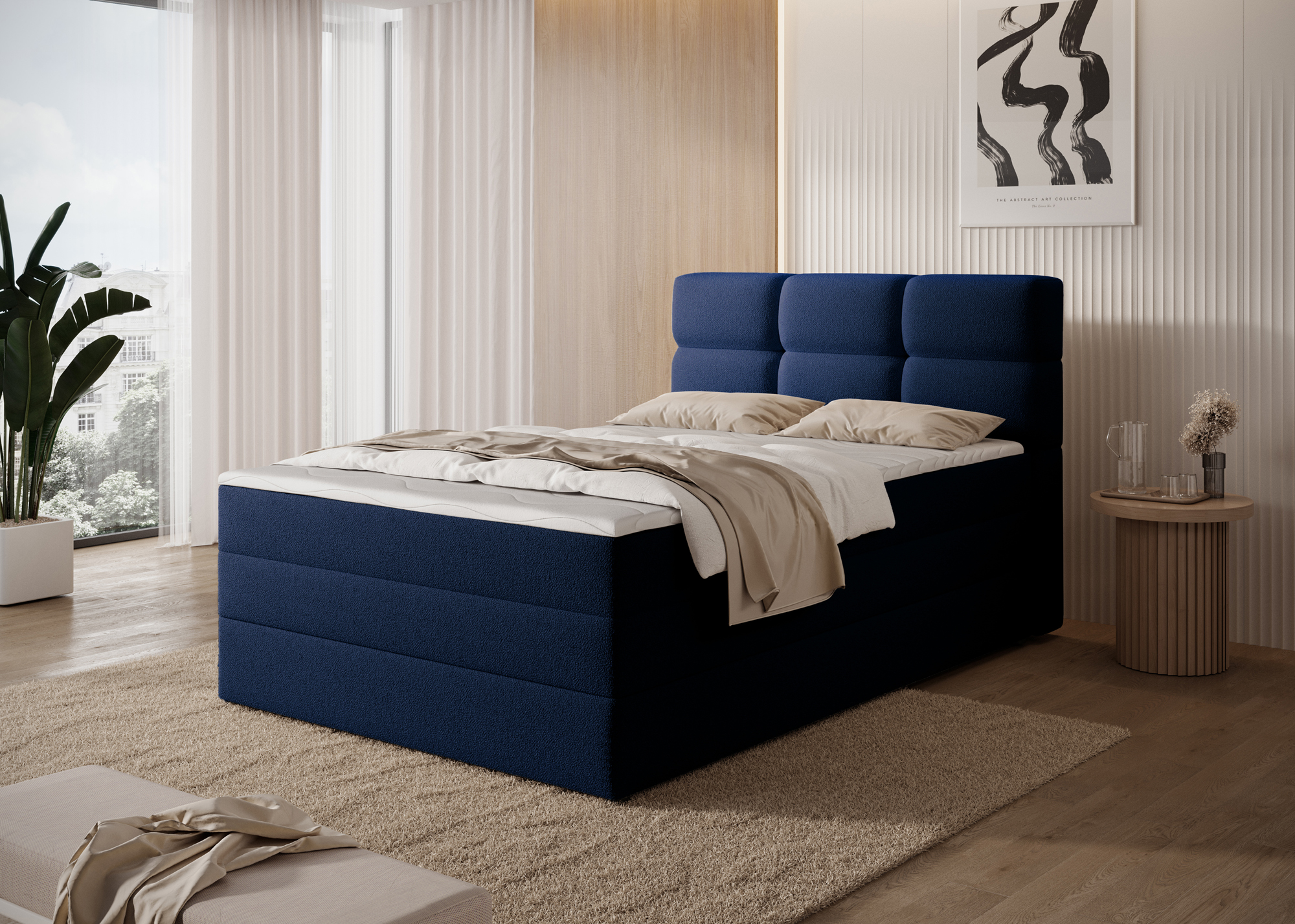 Singles Spring Box Bed with Storage Pi40