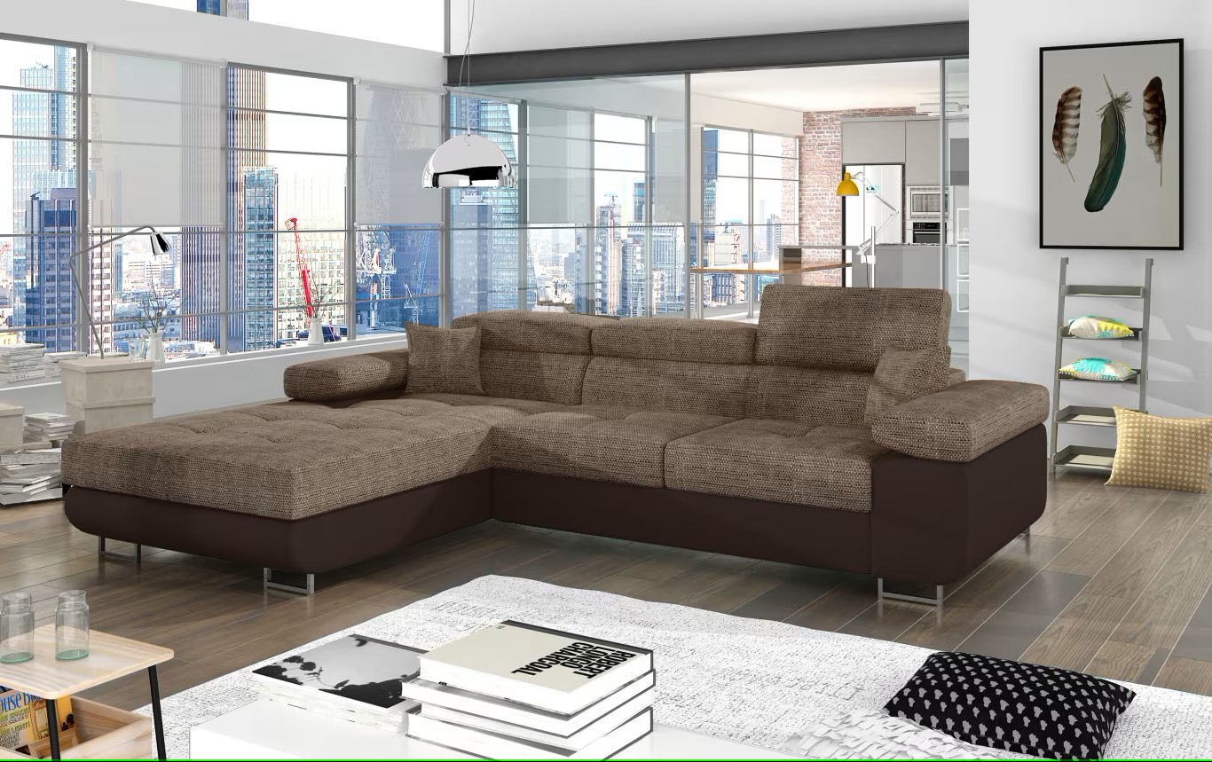 Edinburgh Corner Sofa Bed with Storage B03/S66