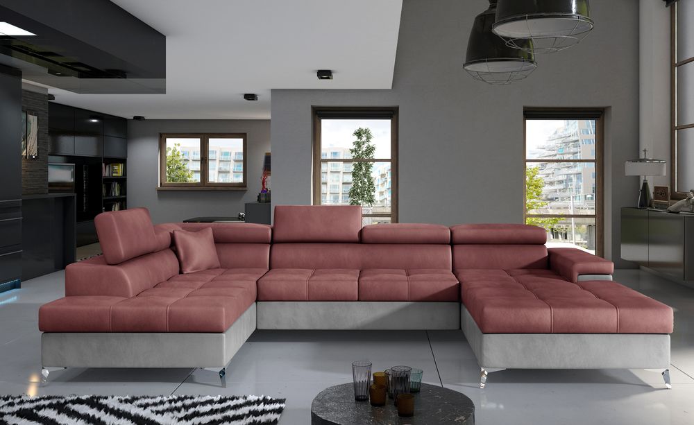 DreamScape U Shaped Sofa Bed with Storage M63/M84