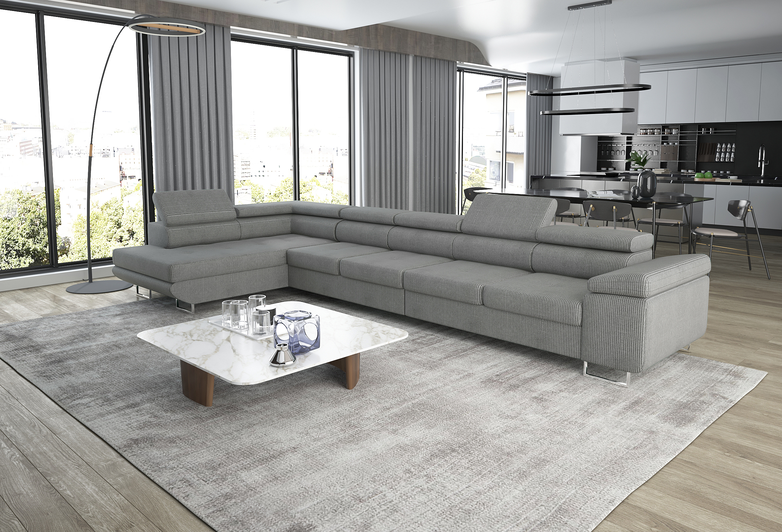 Tetrad Rodeo MAXI Corner Sofa Bed with Storage PS55