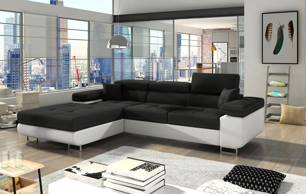 Edinburgh Corner Sofa Bed with Storage S14/S17