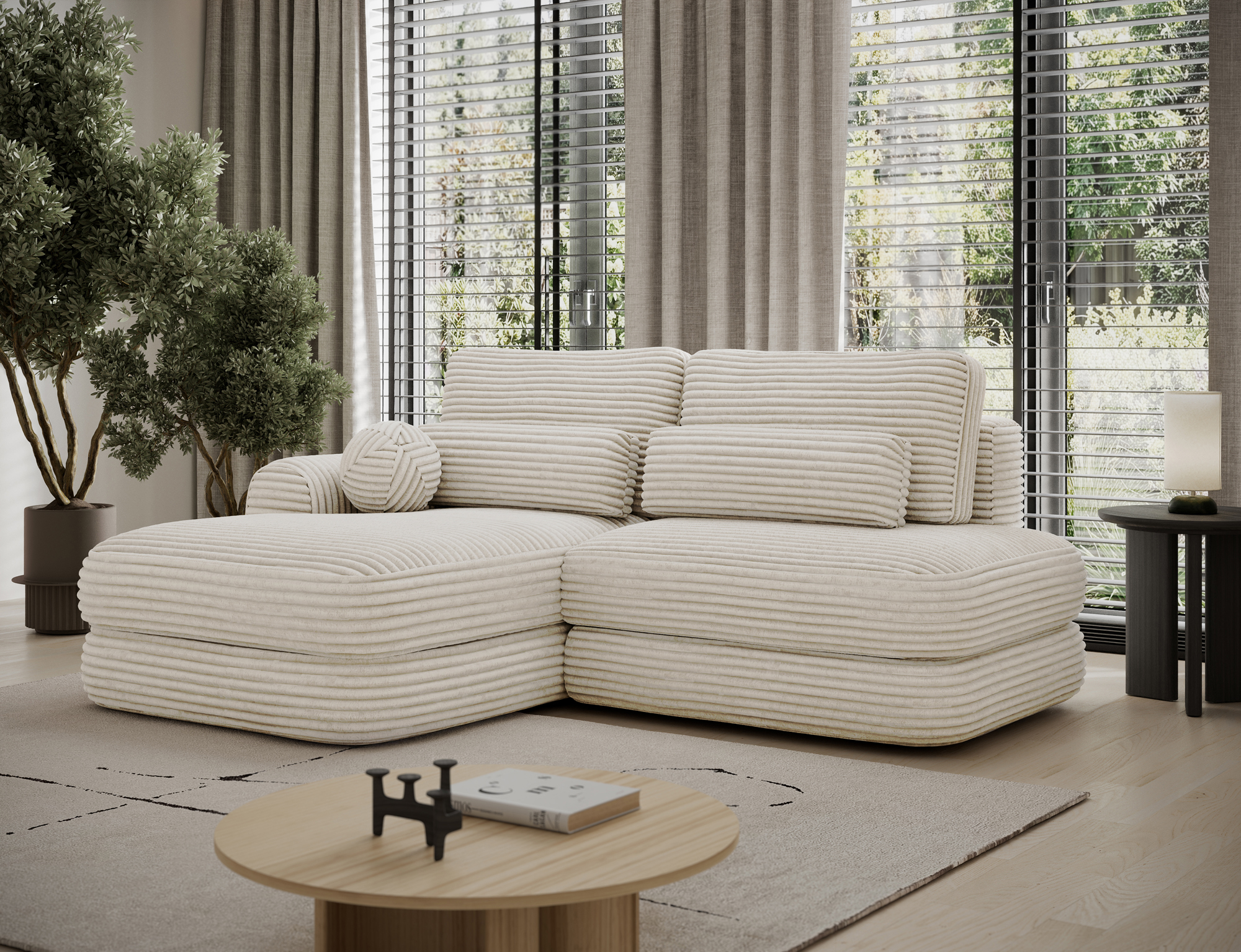 Ripley Corner Sofa Bed with Storage ML18