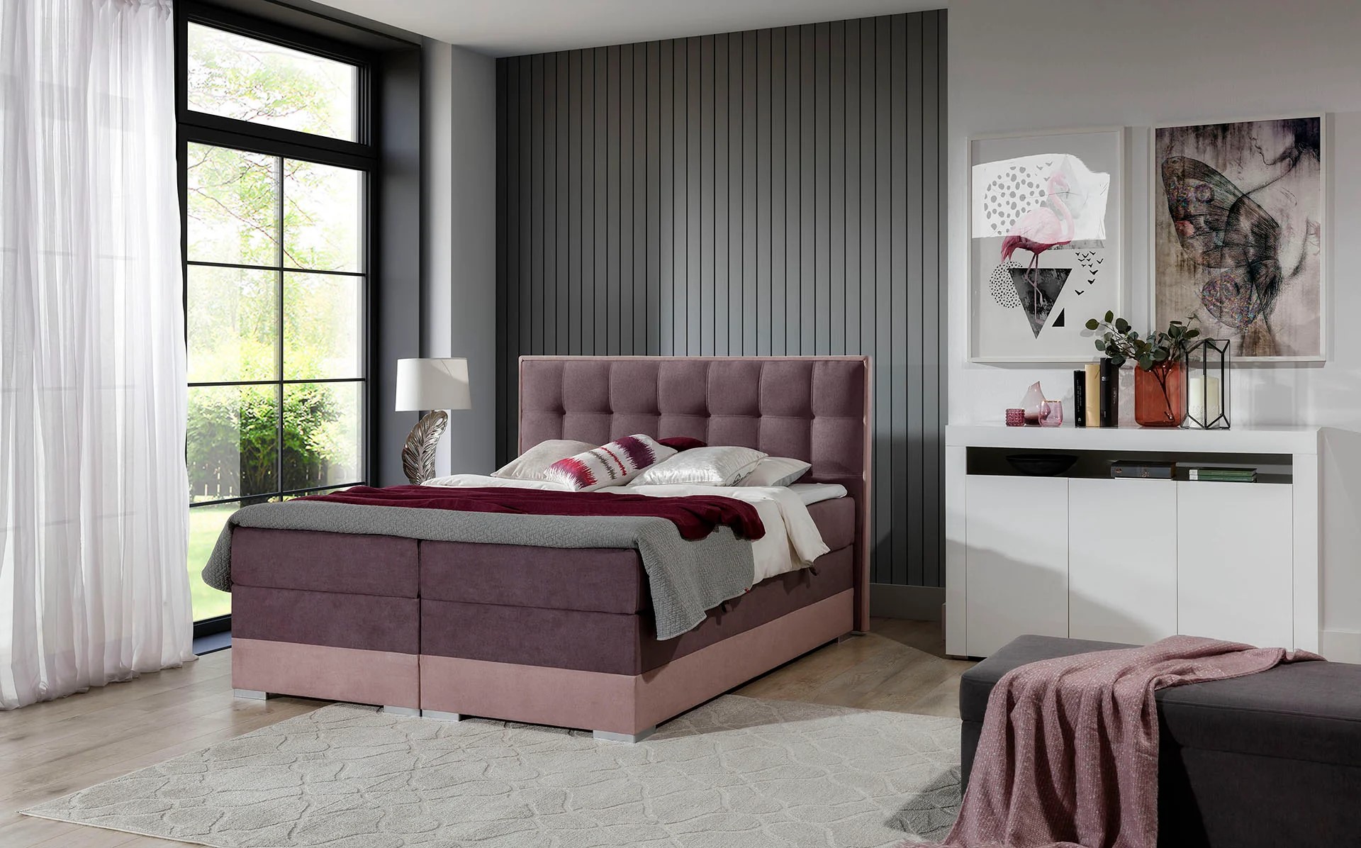 York Spring Box Bed with Storage S65/S61