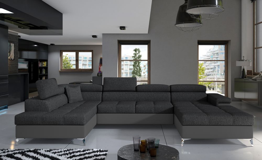 DreamScape U Shaped Sofa Bed with Storage I96/S29