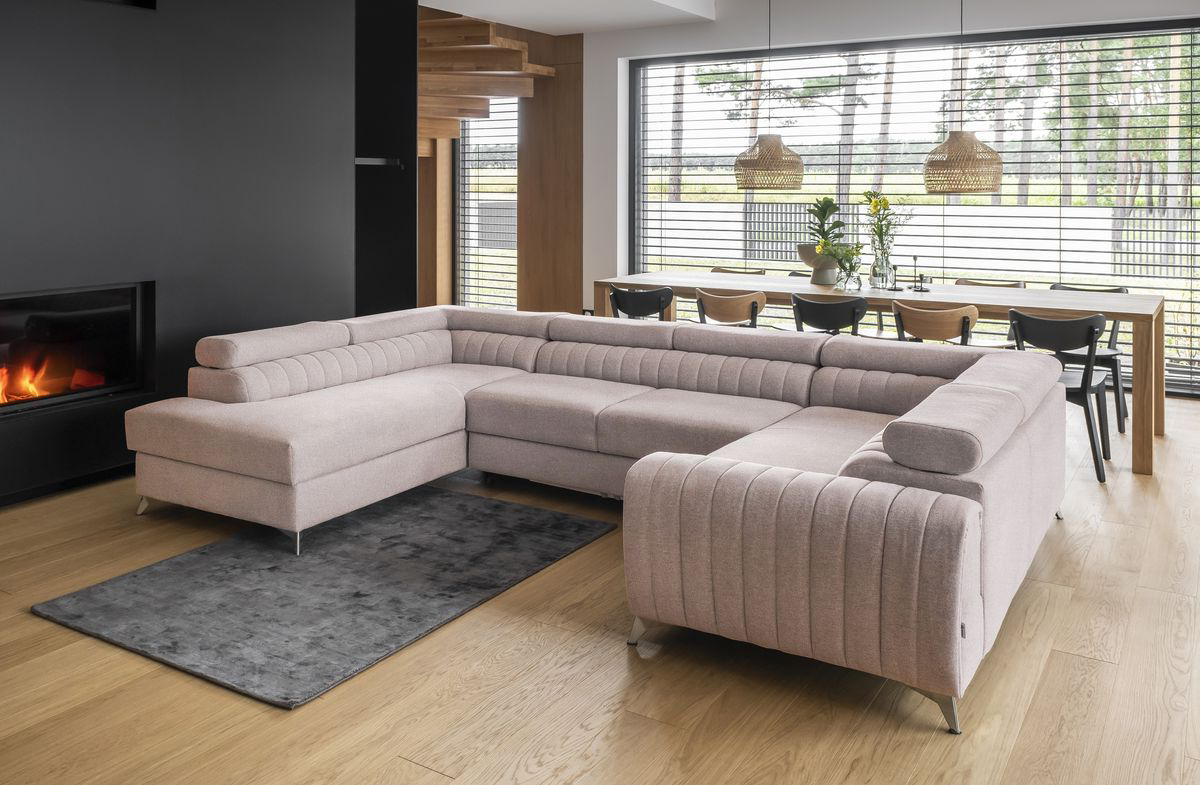 Leicester U Shaped Sofa bed with Storage GJ101