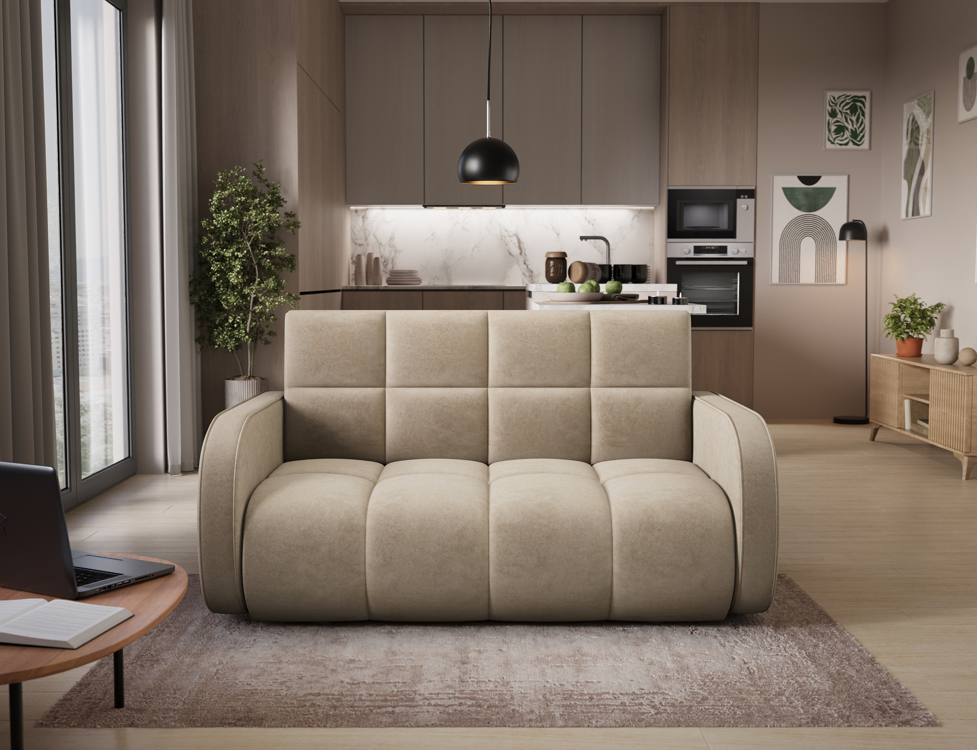 Dursley 3 Seater Sofa Bed with Storage AR18