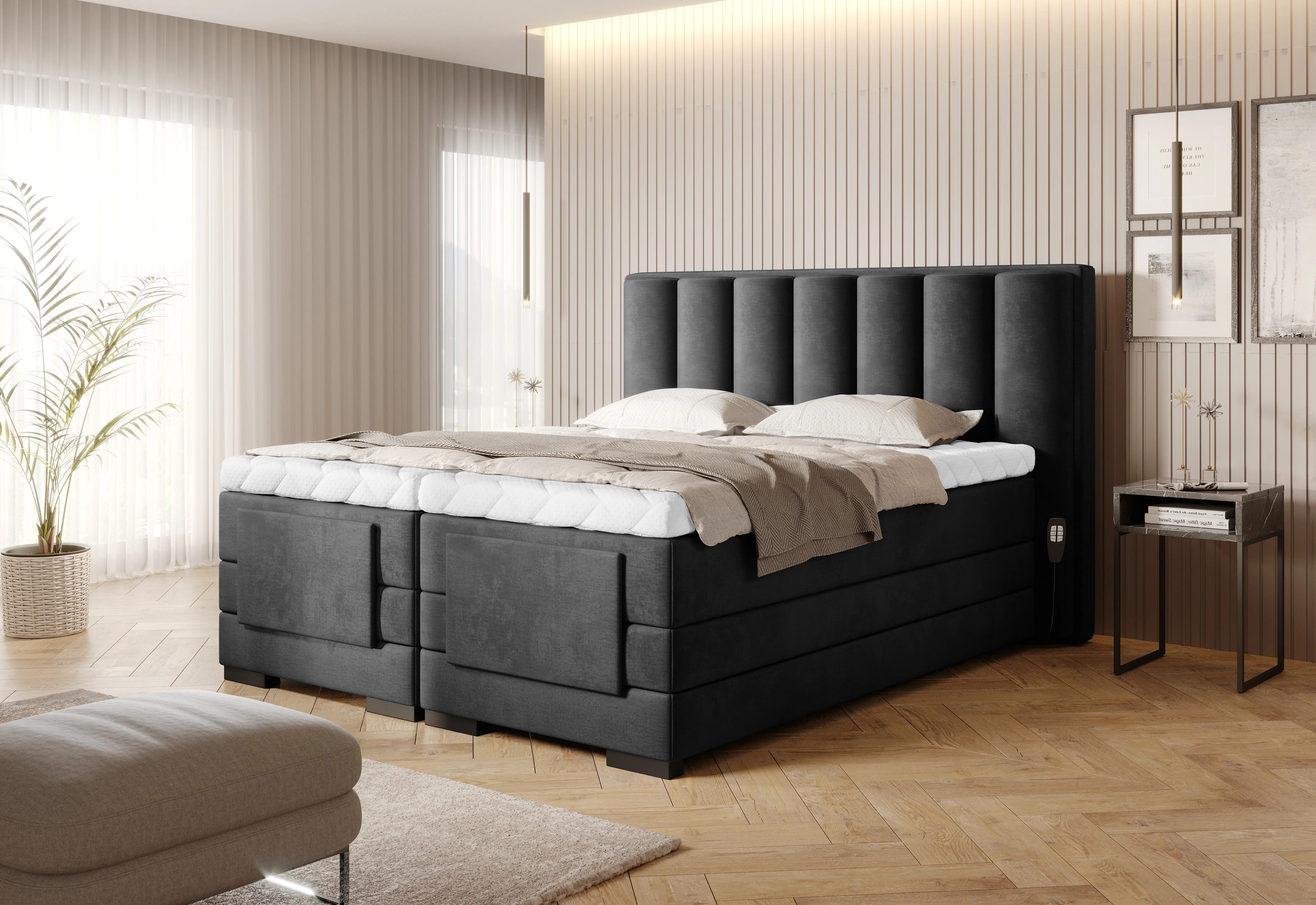Cardiff Electronic Touch Adjustable Bed N06