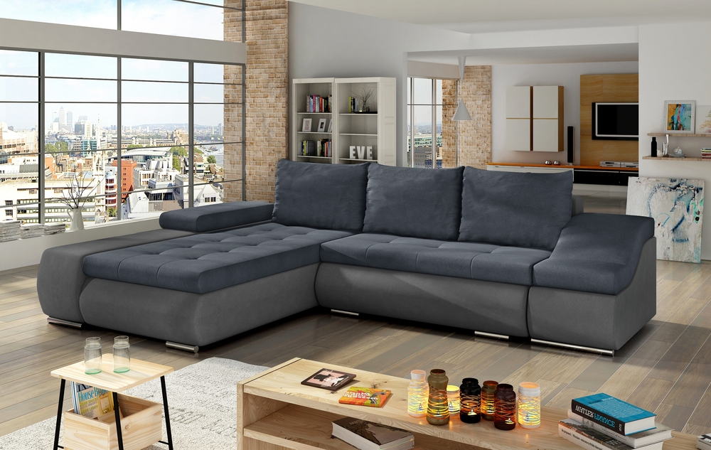 Birmingham Corner Sofa Bed with Storage S76/S93