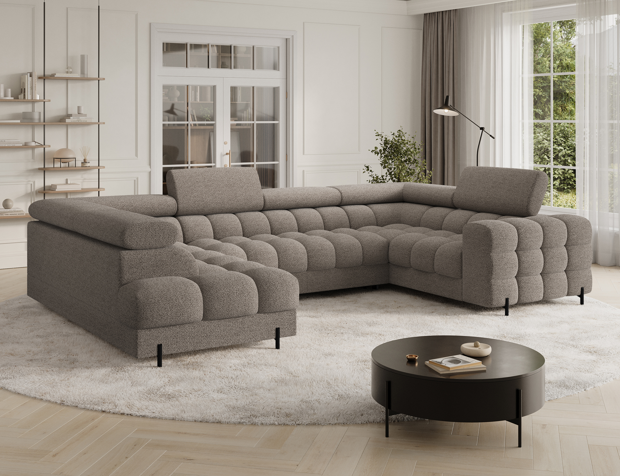 Ethan U Shaped Sofa bed with Storage RY20