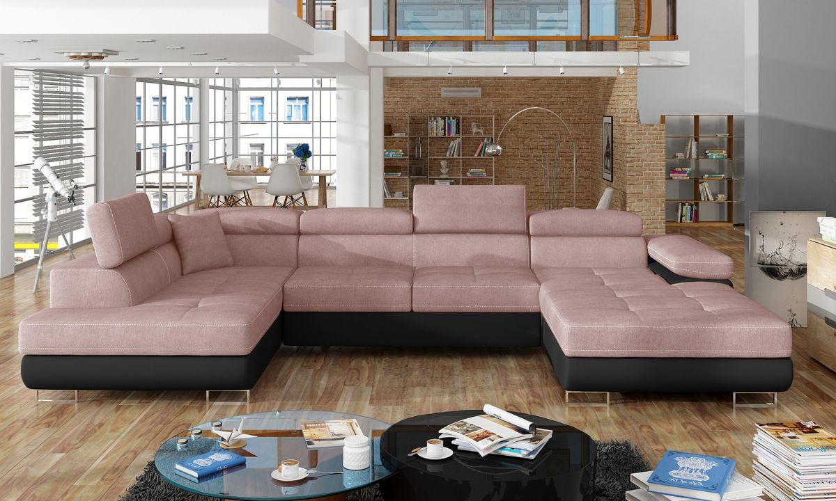 Bristol U Shaped Sofa Bed with Storage O91/S11