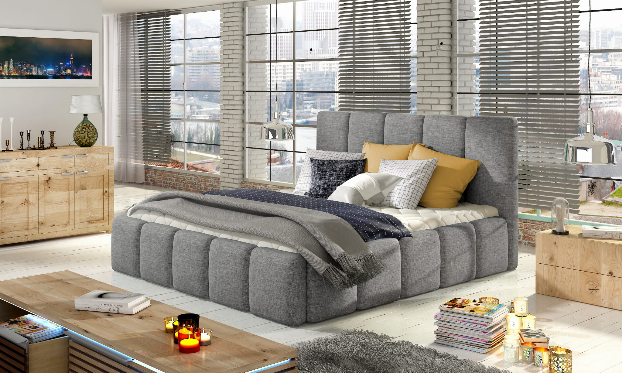 Edgware Upholstered Bed S21