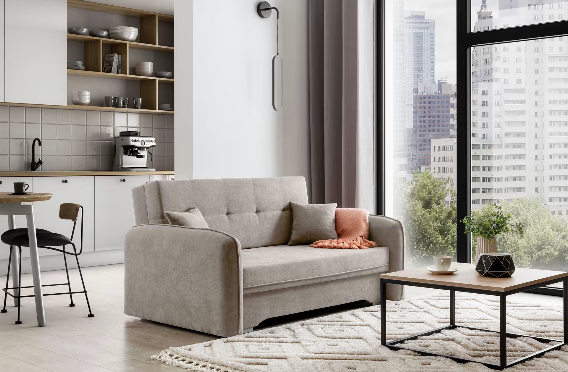 Cheshire Convertible Sofa with Storage PC07
