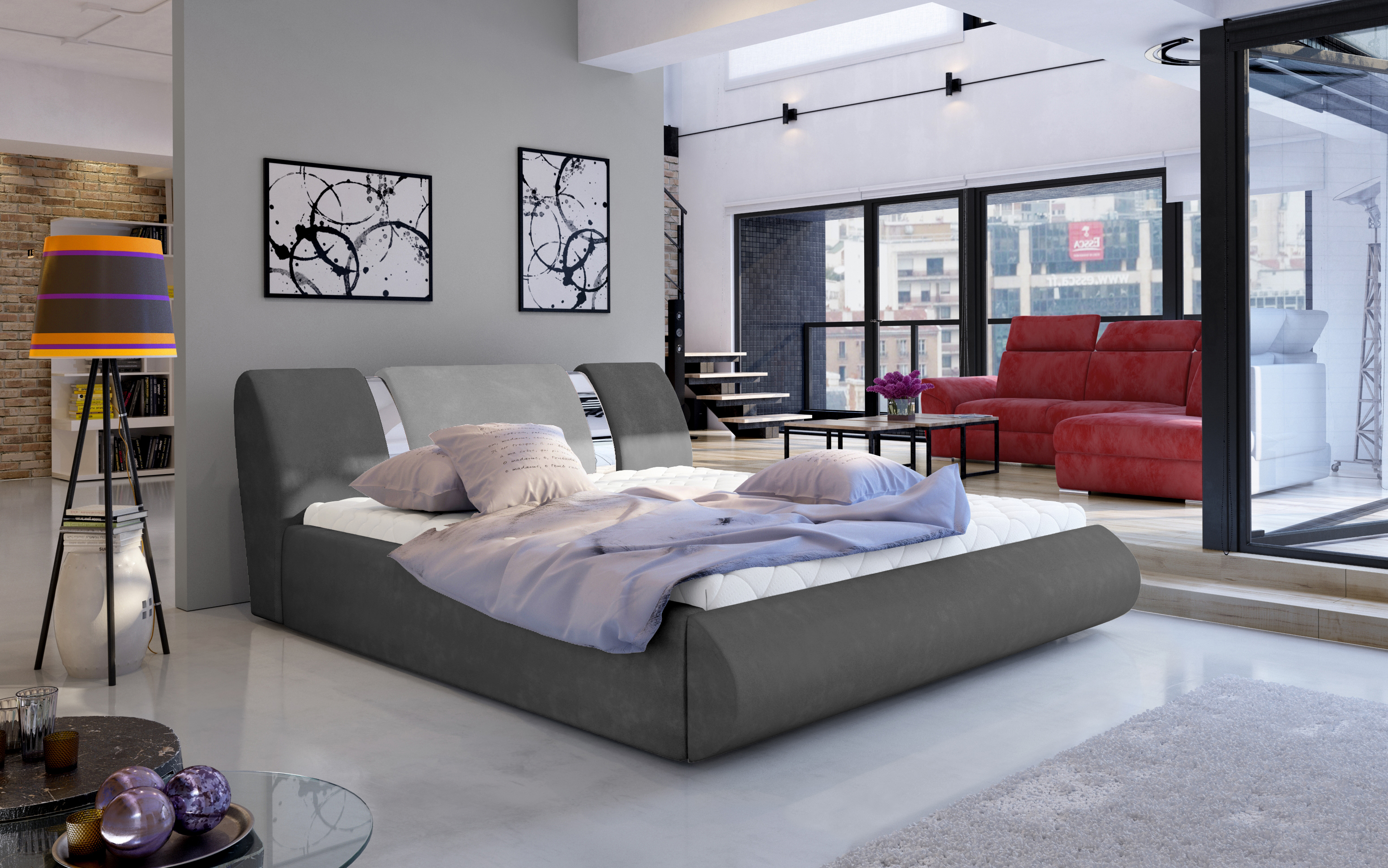 Finchley PolyVelvet Bed P06/P05