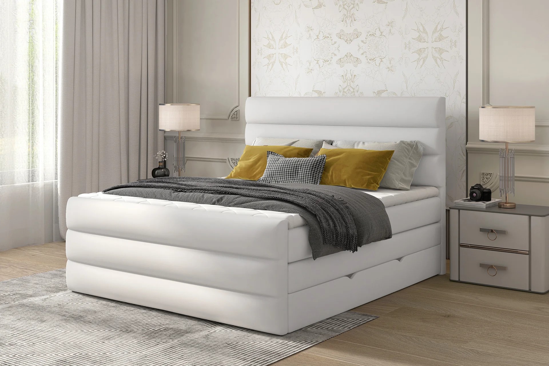 Ethan ViscoLuxe Bed with Storage S17