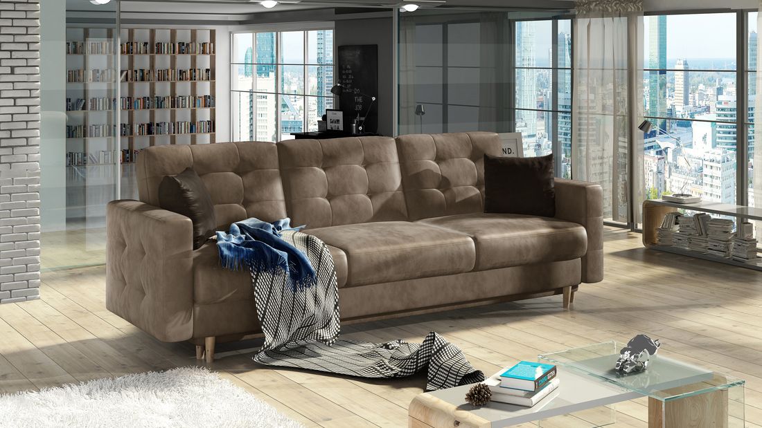 SereneLounge 3 + 1 Seater Sofa Set M09