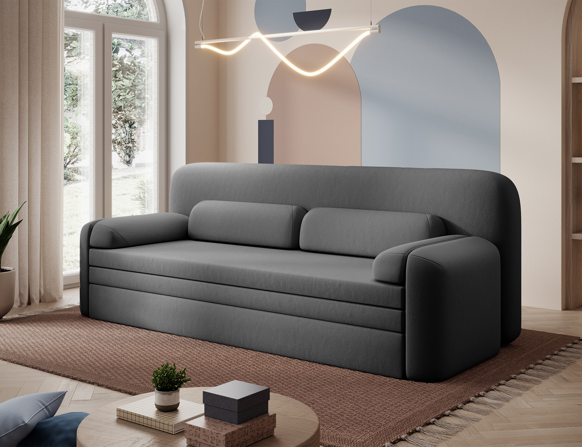Erith Sofa Bed with Storage SL06