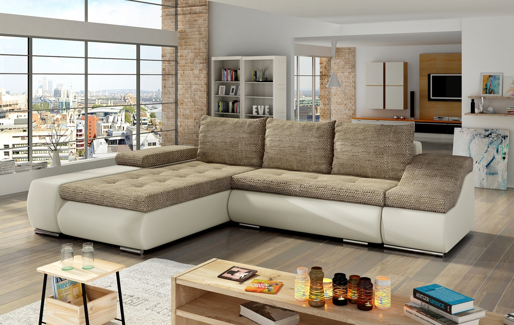 Birmingham Corner Sofa Bed with Storage B03/S33