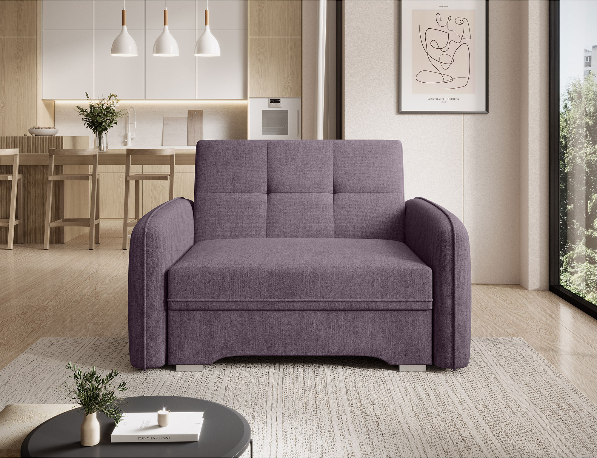 Cheshire Convertible 1 Seater Sofa with Storage PC41