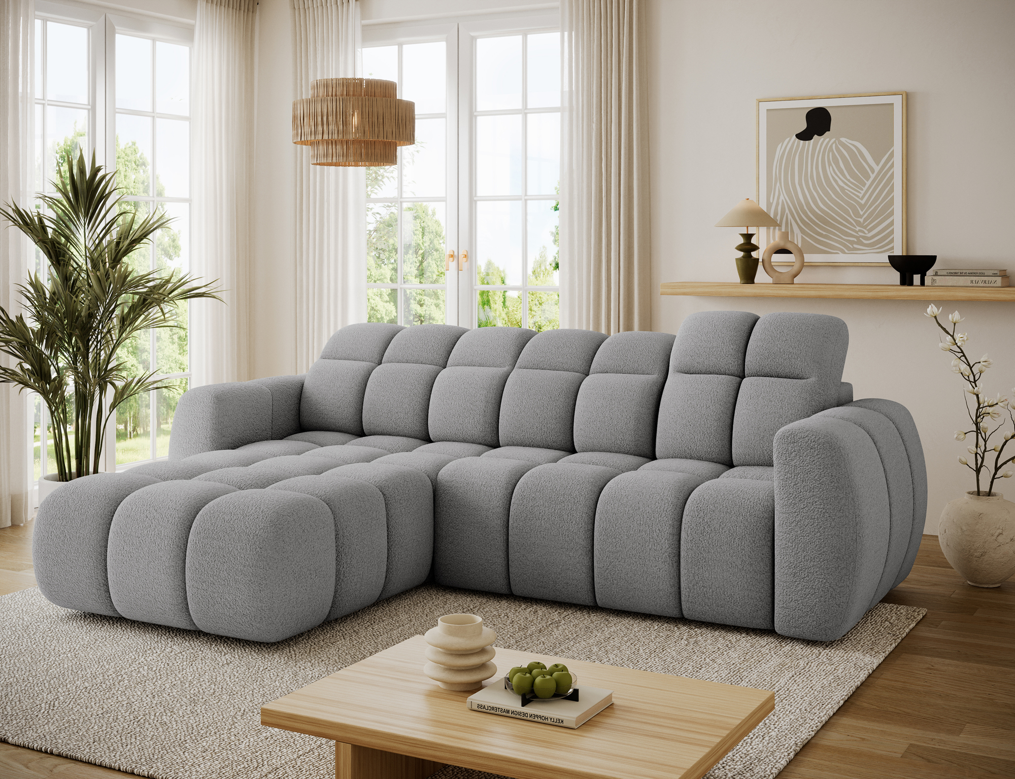 Titi Electronic Corner Sofa Bed RY04