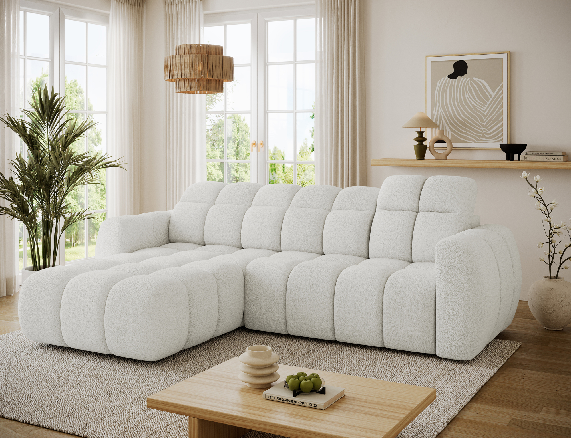 Titi Electronic Corner Sofa Bed RY01