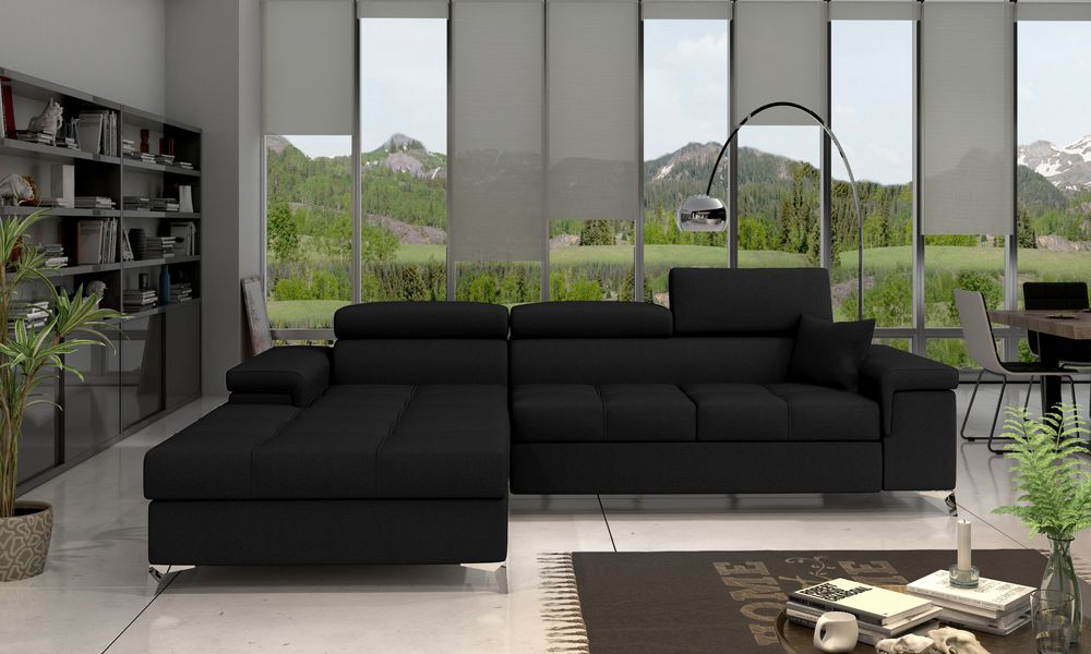CozyCloud Corner Sofa Bed with Storage K07